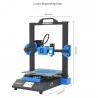 Tonxy xy-3 SE 3D-printer 255 * 255 * 260 mm Drukgrootte dubbele extruder lasergravure (dubbele extruder + laser-versie)