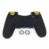 Silicone Gel Cover Controller Protective Case Sweat Resistant Anti-slip for PS4 - Yellow