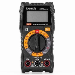 KAIWEETS KM100 Digital Multimeter with Case Maximum Display 2000 Counts DC AC Voltmeter