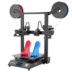 Tronxy Gemini S Dual Extruder FDM IDEX 3D Printer Multi-kleur 2 Kleur Ondersteuning Oplosbare PVA 300*300*390mm