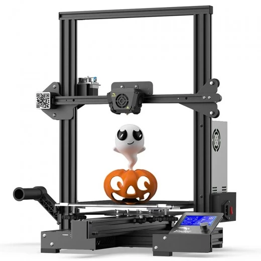 Creality 3D Ender 3 Max FDM 3D-printer, 300 x 300 x 340 mm, 2 koelventilatoren, stil moederbord, Carborundum-glasbed