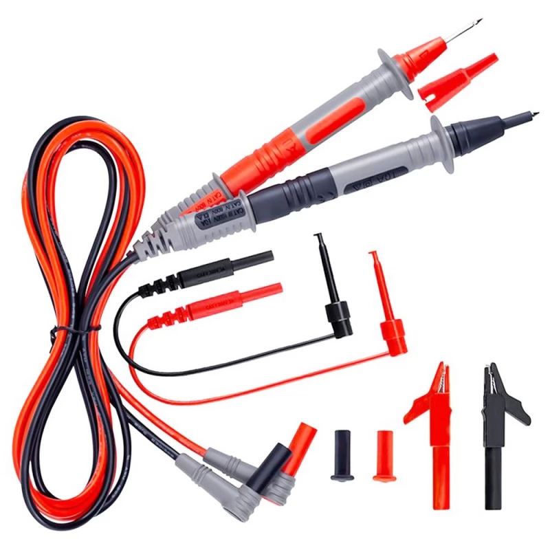 KAIWEETS KET01 Multimeter Test Leads Kit, 8 Pieces Test Lead with