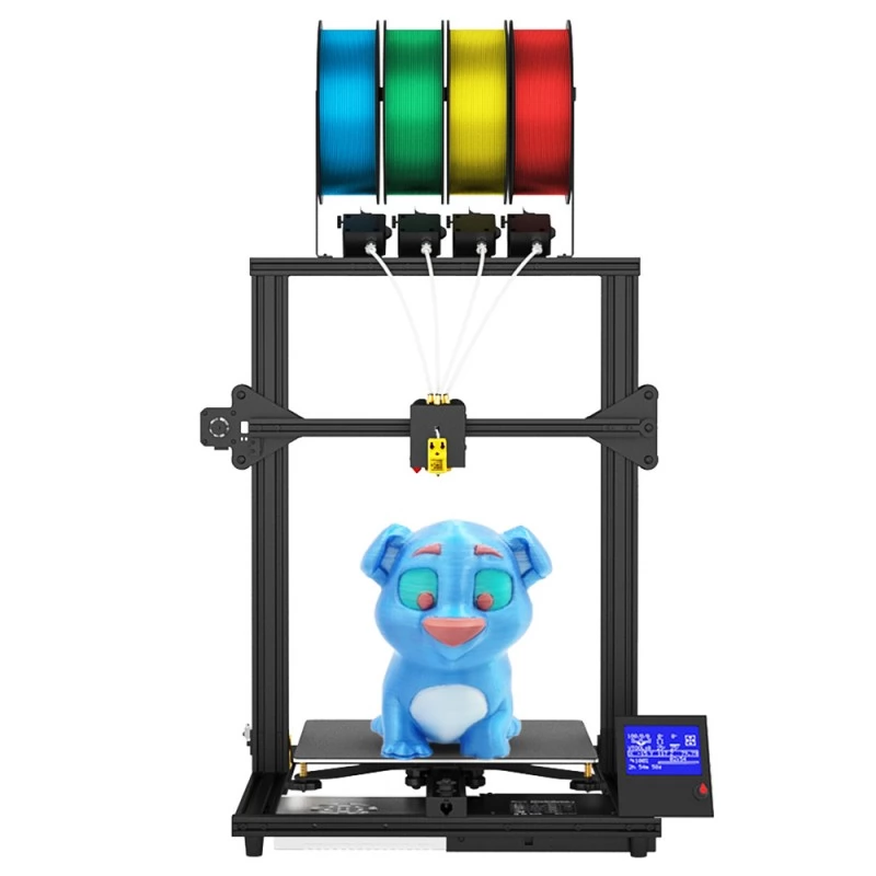 Zonestar Z8PM4 Pro 3D Printer Extruder 4-In-1-Out Kleur-Mengsel