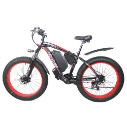 GOGOBest GF700 26*4.0 Fat Tyre Electric Mountain Bike - 1000W borstelloze motor en 48V 17,5Ah -batterij