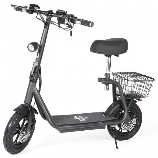 

BOGIST S5 Pro 12" Tire Electric Scooter with Seat and Cargo Carrier - 500W Motor & 48V 11Ah Battery