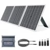 GOFORT 18V 60W Tragbares Solarpanel mit DC/QC3.0/USB-A & 3 Ports, kompatibel mit Solargenerator-Powerstation