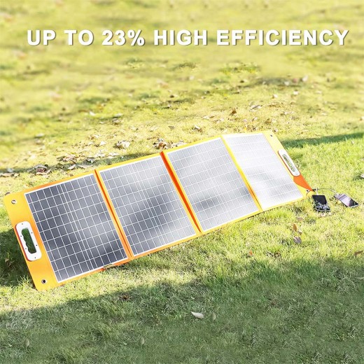Tragbares 100W Solarpanel Monokristallin Mit USB – Perfekt Für Camping, Wohnmobil & Boot