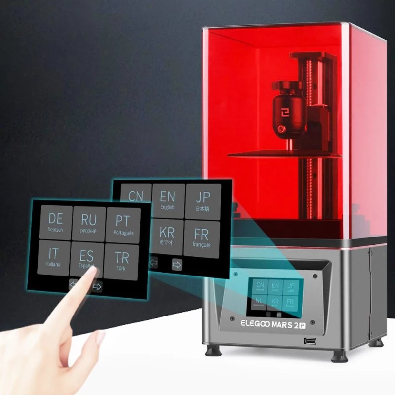 ELEGOO Mars 2 Pro 2K Resin 3D Printer