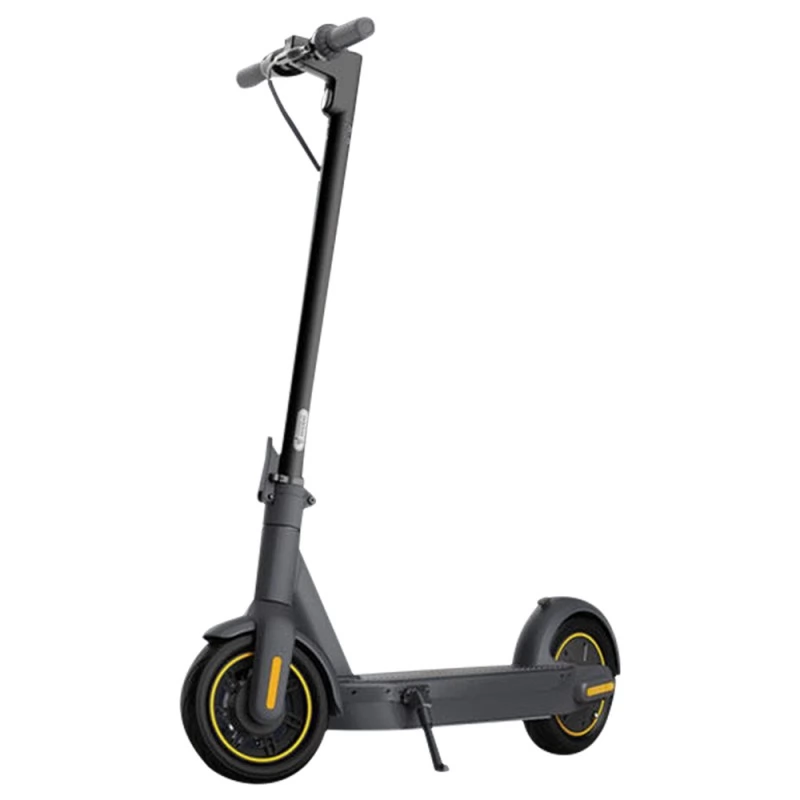 Segway Ninebot Max G30 Electric Scooter, 30 km/h Max Speed, 65 km Mileage  Range, Built-In Front And Back LED Lights, 10 Tubeless Pneumatic Tyres,  Foldable Electric Scooter - Black I G30P MAX