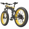 BEZIOR X500 26 inch Fat Tire Foldable Electric Bike Mileage Range 100KM - 48V 12.8Ah Battery & 500W Motor