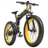 BEZIOR X500 26 inch Fat Tire Foldable Electric Bike Mileage Range 100KM - 48V 12.8Ah Battery & 500W Motor