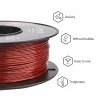 ERYONE het Filament van het Melkwegpetg voor 3D Printer 1.75mm Tolerantie ±0.03mm 1KG (2.2LBS)/Spool - Rood