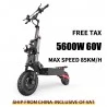 X-Tron T88 11 inch opvouwbare elektrische scooter - 2 * 2800W motoren & 60V 38.6Ah Lithium batterij Max snelheid 85km/h