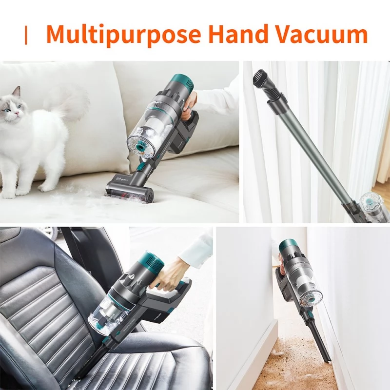  Ultenic U11 Cordless Vacuum Cleaner, 4 in 1 Stick Vacuum with  Self-Stand Station - 260W 25Kpa Strong Suction, up to 55Mins Runtime, LED  Touch Screen, Fast Charge for Pet Hair, Carpet