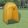 Tragbare Campingtoilette mit gelbem Zelt 10 10 L