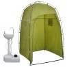Draagbare camping handwash stand met groene tent 20L