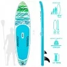 FunWater Adventure-ocean Inflatable Stand Up Paddle Board with Complete Accessories Waterproof Bag 350x84x15cm