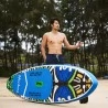 Funwater Racing Roard Monkey 132*33*6 Inch Inflatable Stand Up Paddling Board Maximum Load 150kg with Accessories