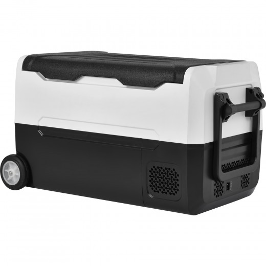 

Portable Compressor Cool Box Car Refrigerator 31.5L Double Zone APP Control 12/24V DC 100-240V AC for Outdoors Camping
