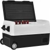 Portable Compressor Cool Box 31.5L Double Zone APP Control 12/24V DC and 100-240V AC for Outdoors Vehicles Camping