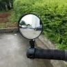 Convexe Achteruitkijkspiegel voor Kugoo elektrische scooter - Zwart