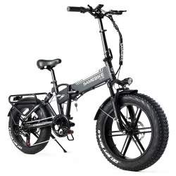 SAMEBIKE XWLX09 20 Inches Fat Tire Electric Bike - 500W Motor & 10Ah Lithium Battery