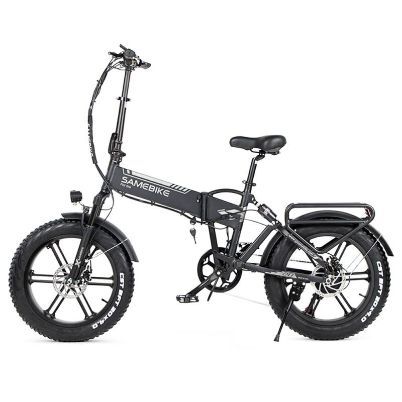 SAMEBIKE XWLX09 20 Inches Fat Tire Electric Bike - 500W Motor \u0026 10Ah  Lithium Battery - GEEKMAXI.COM