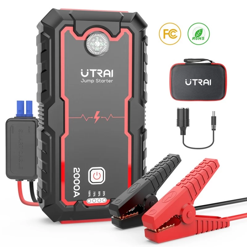 Dropship UTRAI 2000A Jump Starter Power Bank 22000mAh Portable Charger  Starting Device For 8.0L/6.0L Emergency Car Battery Jump Starter (Model  BJ-ONE-OR) to Sell Online at a Lower Price