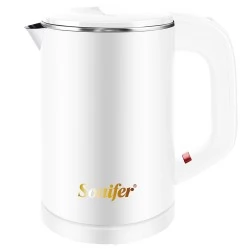 Sonifer SF2058 0.6L 800W kabelloser elektrischer Wasserkocher, Mini-Edelstahl tragbare Tee-Kaffee-Wasserkocher Topf für Reise