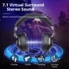 Tronsmart Sparkle Virtual 7.1 Gaming Headset with RGB Lighting, USB Port