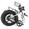 PHILODO H4 20 Inch Fat Tire Foldable Step-Thru Electric Bike Cargo Bike - 48V 13Ah Removable Battery & 250W Motor