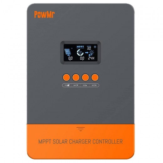 

PowMr 60A Solar Charge Controller, MPPT 12V 24V 36V 48V Controller, 60Amp Solar Charge Regulator MPPT 150V LCD Display