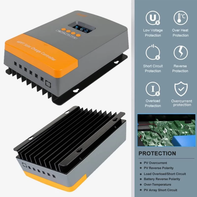 HonorMeet Digitaler Festkörper-Betriebsstundenzähler, anwendbar auf 12V 24V  36V 48V 60V, TOT-Stundenprotokollierung, Datenspeicherung für