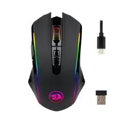 Redragon M910-KS RANGER LITE RGB 2.4G Wireless/Wired Double Modes Gaming Mouse 8000 DPI with Rapid Fire Buttons