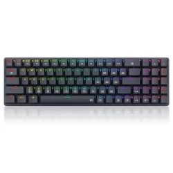 Redragon K626P-KB Ashe 78 Keys Wired RGB Compact Mechanical Keyboard Ultra-Thin with Blue Switch