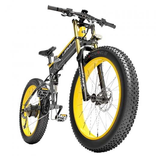 LANKELEISI T750 Plus 26*4.0 Inch Fat Tire Foldable Electric Bike
