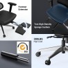 NEWTRAL NT002 Ergonomic Chair with lumbar, Adaptive Lower Back Support, Adjustable Armrest Headrest Footrest, 4D Mesh