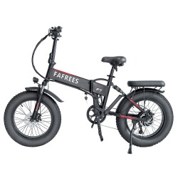 FAFREES F7 20*4.0 Inch Fat Tires Foldable Electric Bike - 750W Motor & 10Ah Lithium-Ion Battery