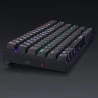 Redragon K629-KB 75% Regenbogen LED-Hintergrundbeleuchtung Mechanische Gaming-Tastatur Mit 84 Tasten