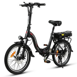 Samebike JG20 20 Inch Tire Foldable Electric Moped Bike - 350W Motor & 10Ah Battery