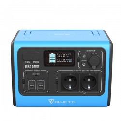 BLUETTI Poweroak EB55 537WH/700W LiFePO4 Battery Portable Power Station Solar Generator for Camping Outdoor Trip Power Outage