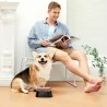 Pawbby Slimme Voerbak voor huisdieren met 4 weegunits, 304 roestvrij staal, App-gebaseerd eet record voor hond kat