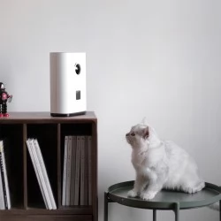 Pawbby Intelligent Pet Camera Treat Dispenser, HD-WLAN-Kamera Mit Nachtsicht, 2-Wege-Audio-Feeder Für Hunde, Katzen Und Welpen