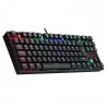 Redragon K552RGB-1 Mechanische TKL-Tastatur Mit RGB-Hintergrundbeleuchtung, Kompakt, 88 Tasten, Deutsches QWERTZ-Layout