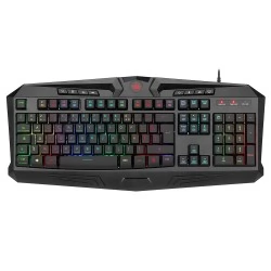 Redragon K503RGB Leise Gaming-Tastatur Mit Kabel, RGB-Hintergrundbeleuchtung Mit Multimedia-Tasten, 105 Tasten AZERTY FR-Layout
