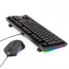 Redragon S113-KN Gaming Keyboard Mouse Combo, Rainbow Mechanical Keyboard, QWERTZ German Layout and RGB Mouse