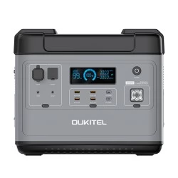 OUKITEL P2001E Ultimate 2000Wh/2000W Portable Power Station met Super Fast Recharge voor Outdoor Indoor Workshop