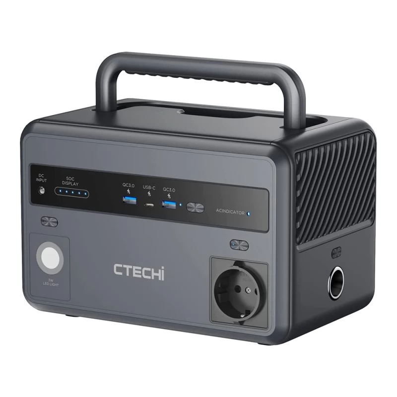 CTECHi GT300 300W/299Wh Portable Power Station, LiFePO4 Battery, 5