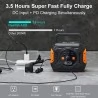 Flashfish A301 292WH 320W Portable Power Station TSP 18V 100W Foldable Solar Panel Emergency Energy Kit