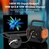 Flashfish A301 292WH 320W Portable Power Station TSP 18V 100W Foldable Solar Panel Emergency Energy Kit